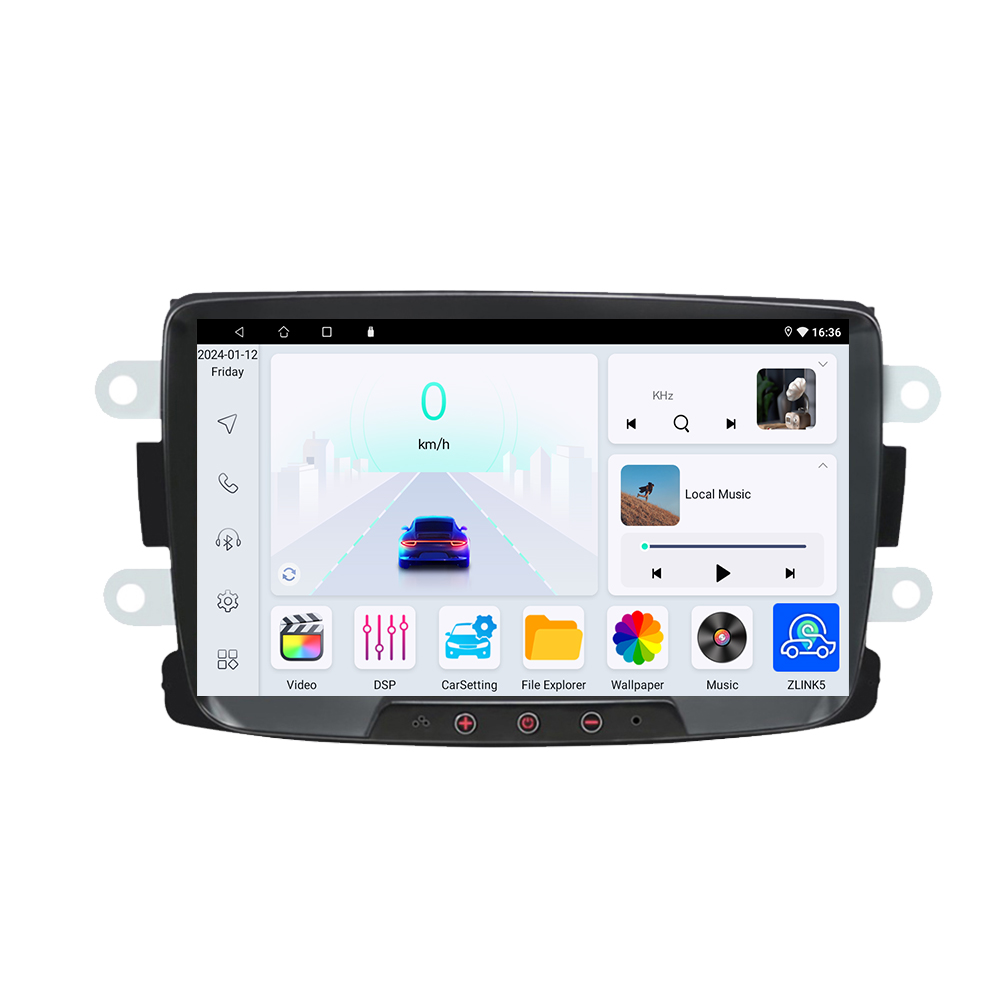 Jmance 8 inch For Renault GPS Navigation Android Car Radio Stereo DSP2 Din Car DVD Player
