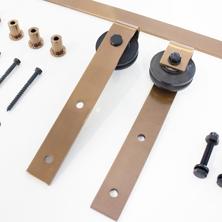 Barn door hardware