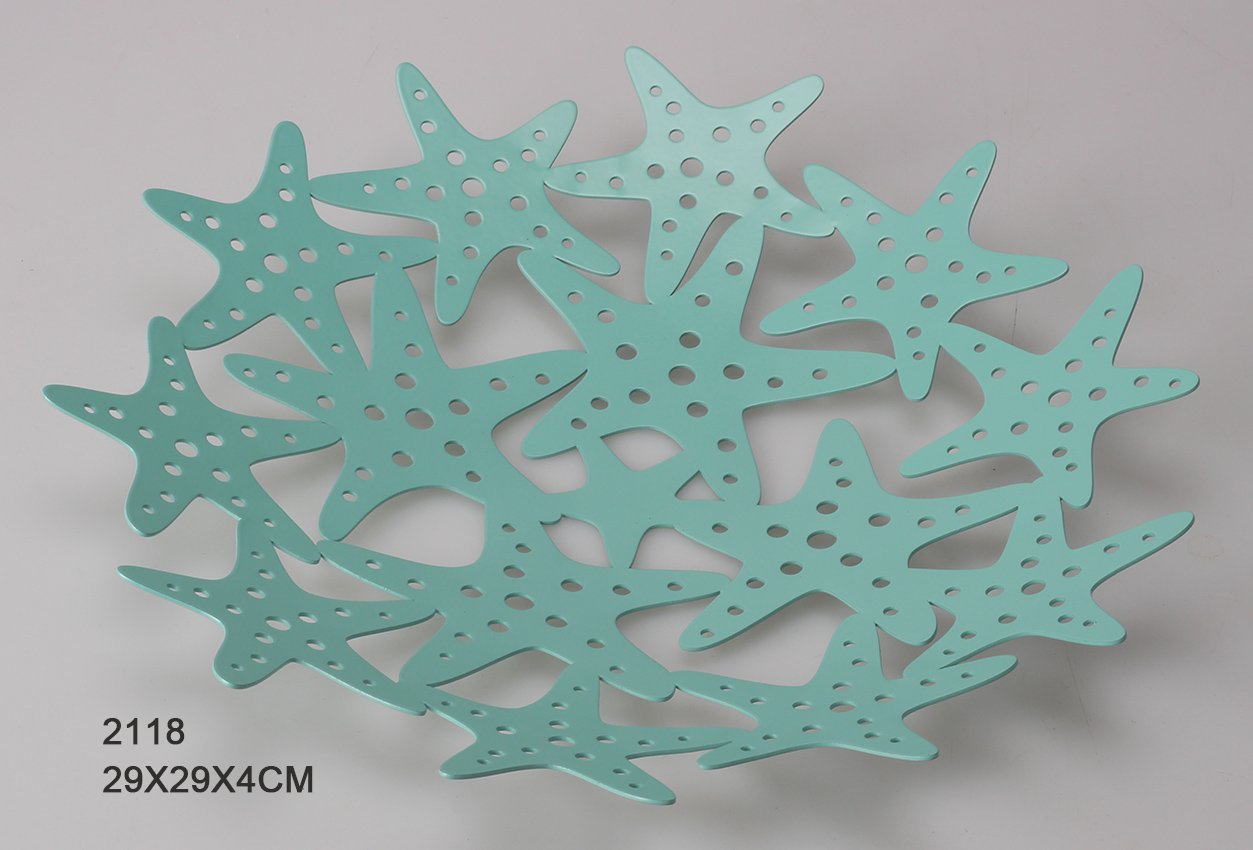 Metal Decoration，fruit Plate