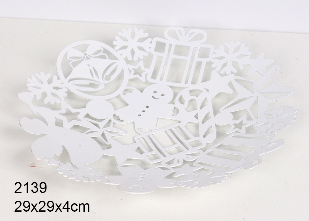 Metal Decoration，fruit Plate