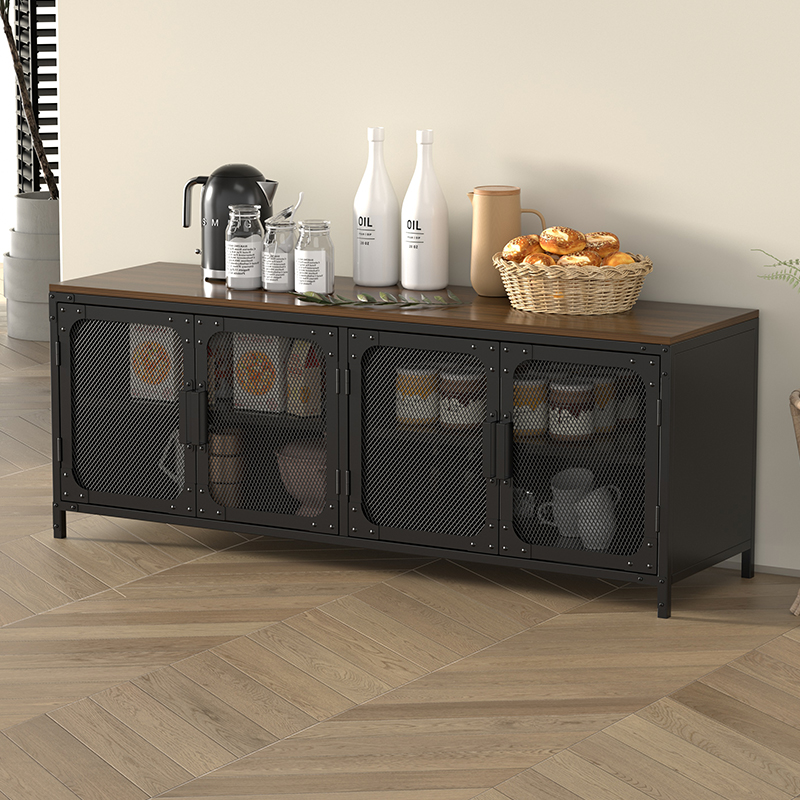 Metal Net Door Storage Cabinet