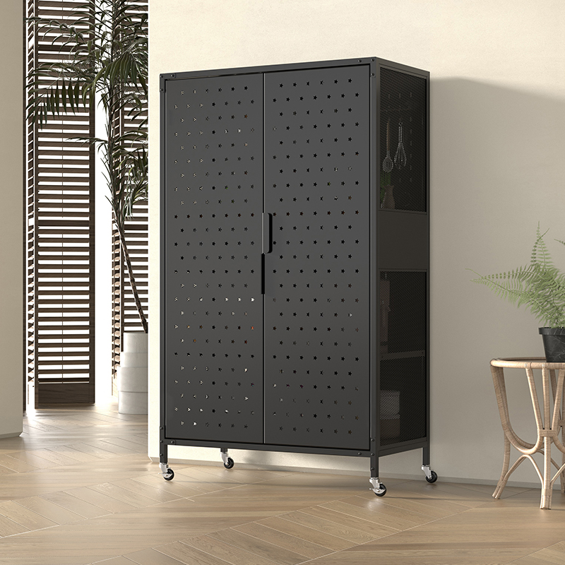 Living Room Wine/Beer Steel Storage Cabinet