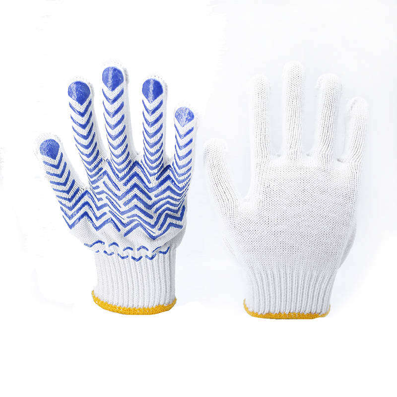 Yarn PVC Dot Bead Gloves Working Gloves