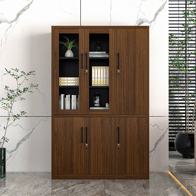 Wood Like Office Storage Steel Filing Cabinet