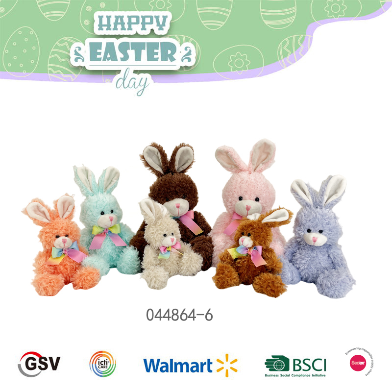 Easter animals Rabbit GTST PLUSH TOY（044864-6）