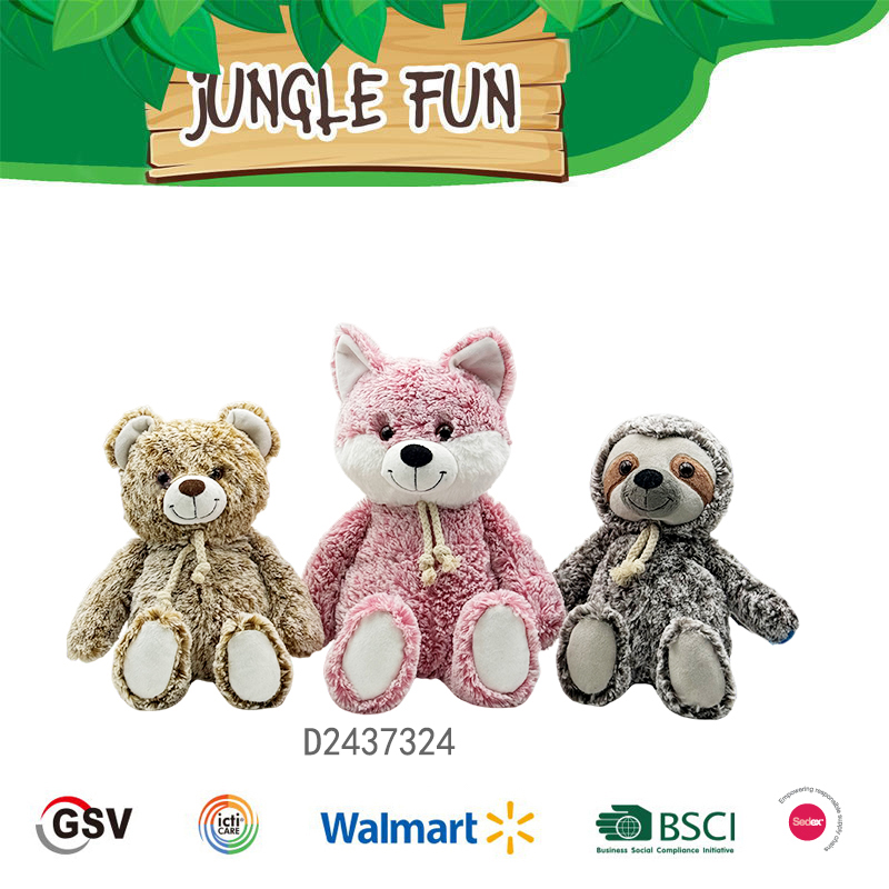 WILD ANIMALS Fox Sloth GTST PLUSH TOY（D2437324）