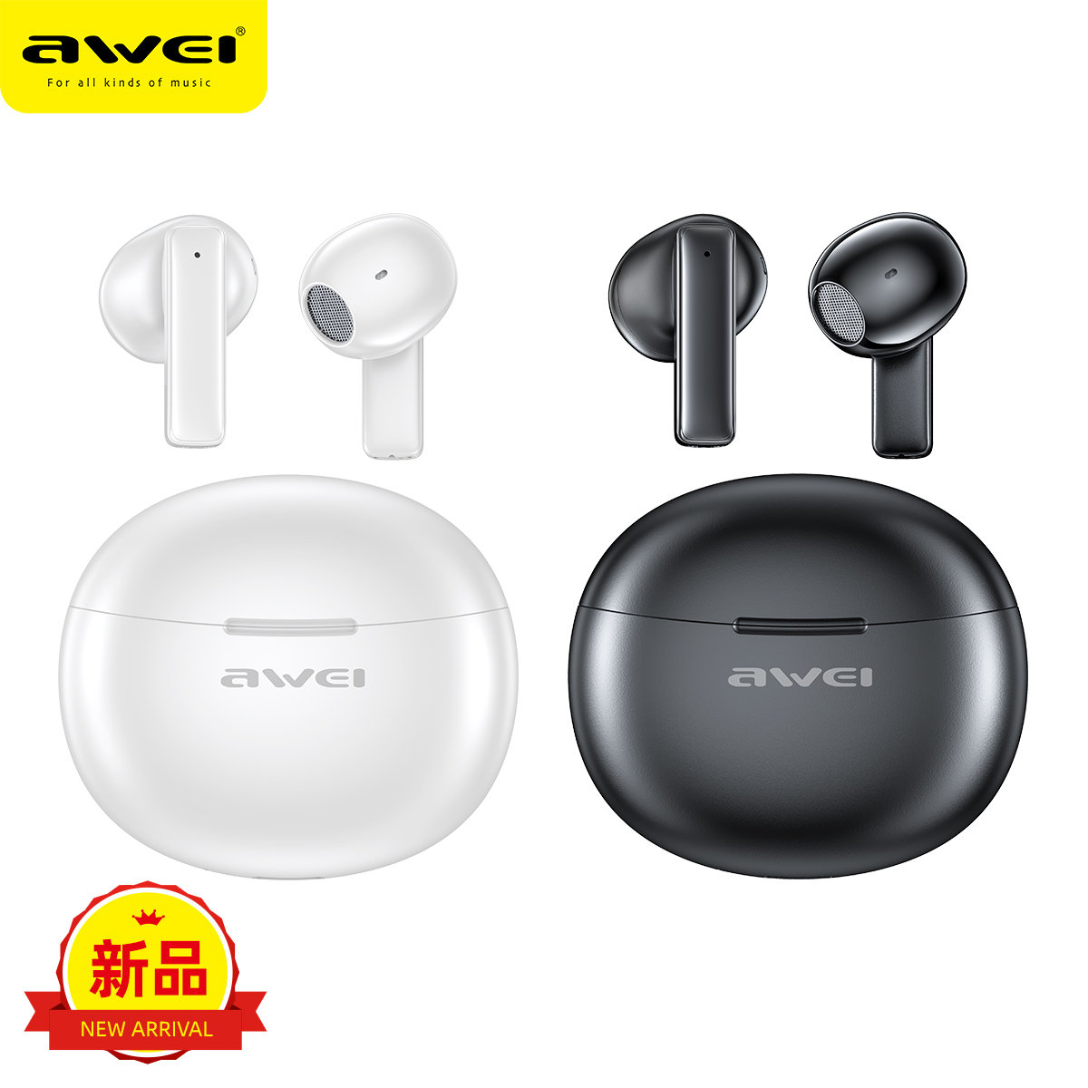 Awei True Wireless T87 Games Earphones TWS Bluetooth earphones