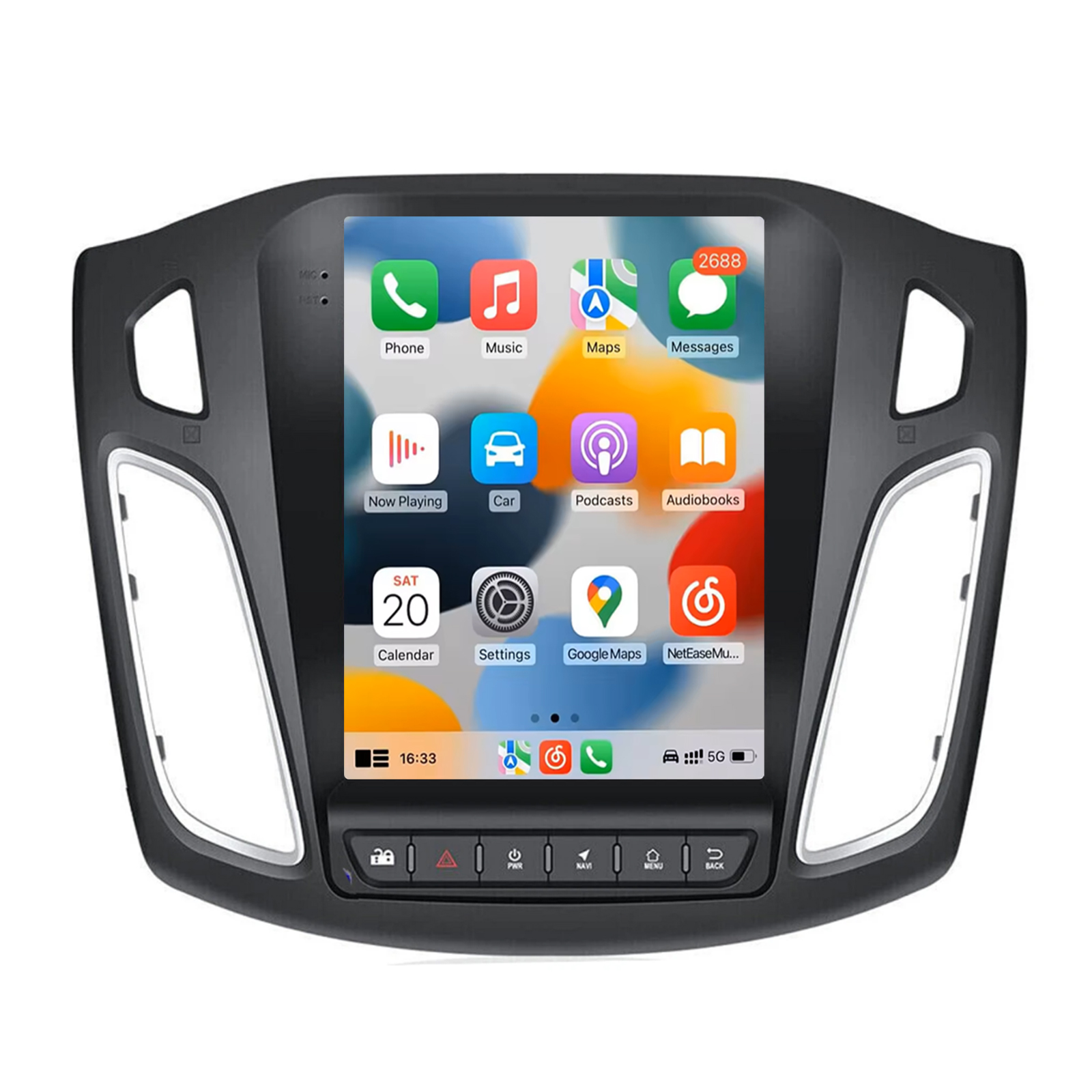 Jmance 9.7 inch 8 Core 4G BT 5.0 GPS Navigation Double Din Car Radio For Ford Focus 2012 - 2018