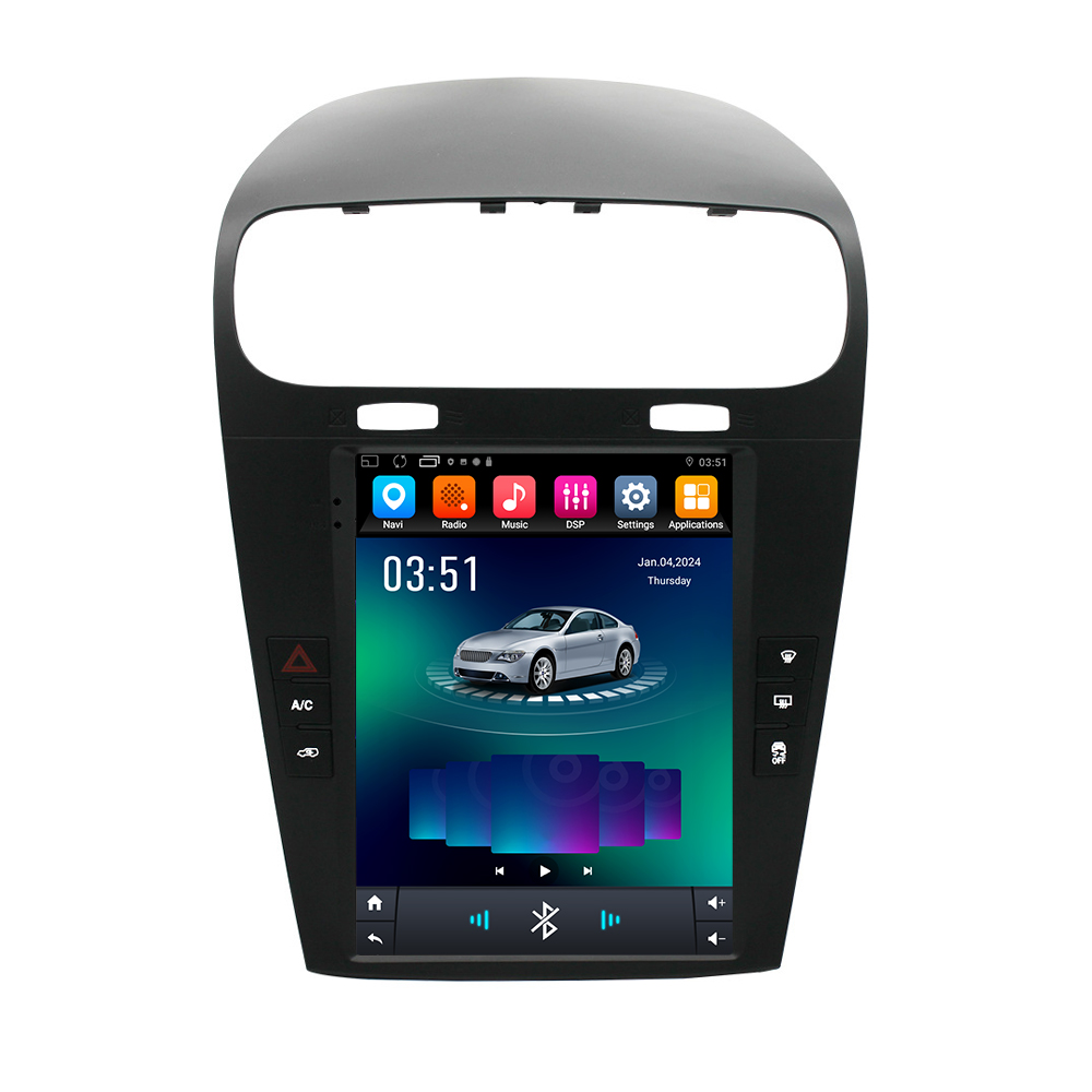 9.7 inch For DODGE JOURNEY 2012 2013 2014 Frame Radio Android GPS Navigation 2 Din Car DVD Player