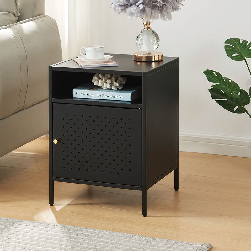Morden design steel Bedside metal storage Cabinet