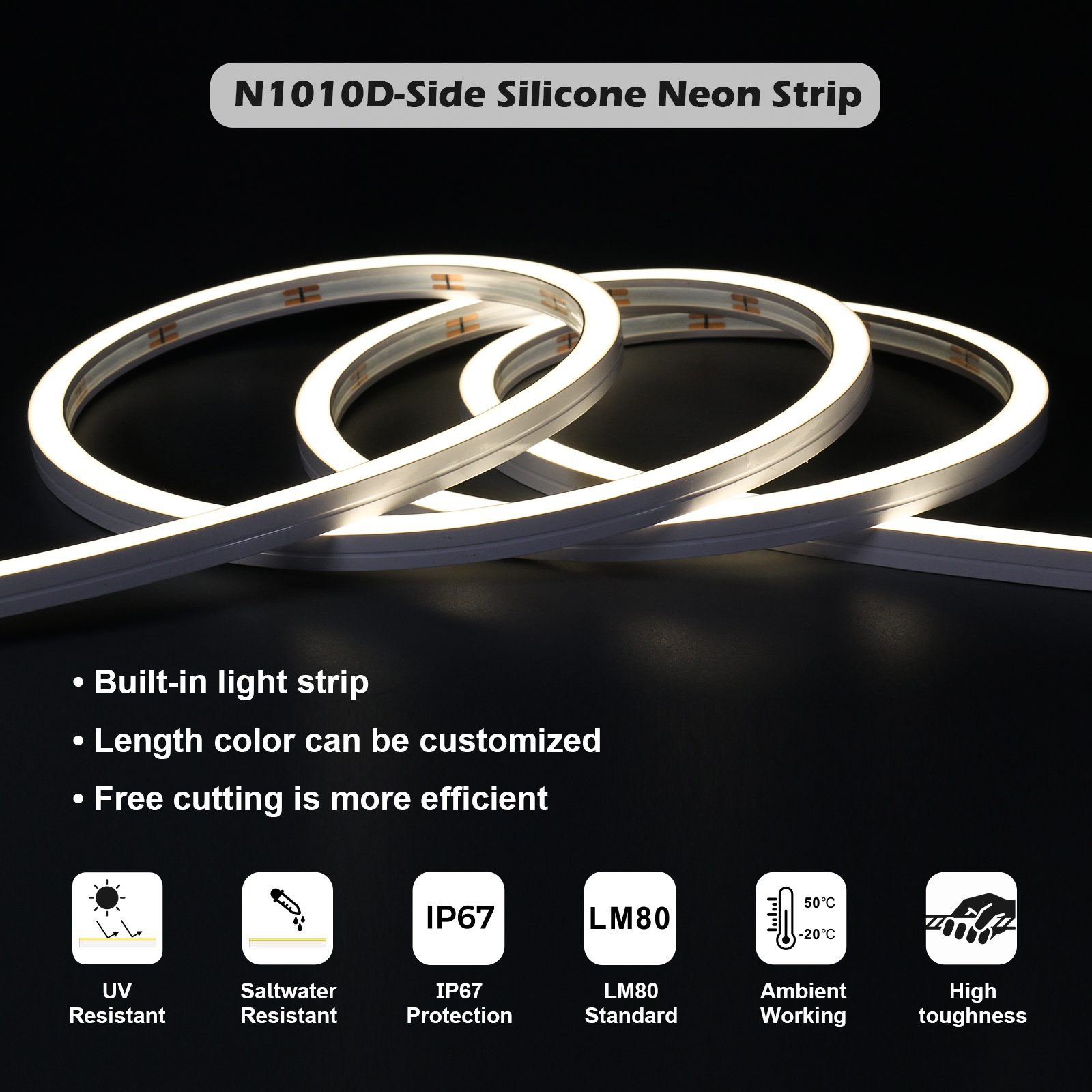 N1010D-SIDE LED Neon Flex Side Luminous