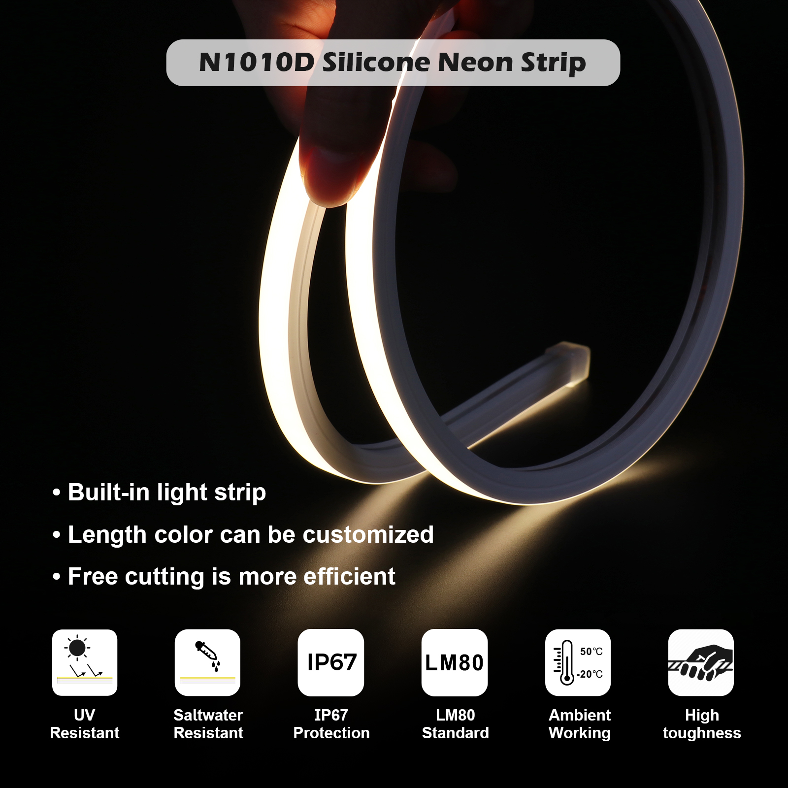N1010D-TOP LED Neon Flex Top Luminous