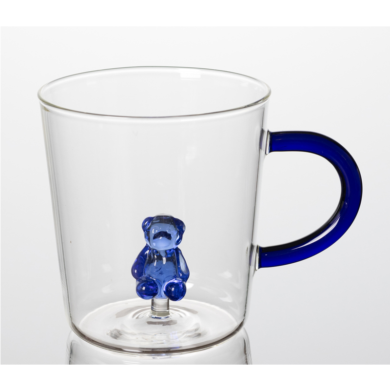 single wall glass cup Coffee cup and saucer, Espresso cup, coffee glass mug with saucer