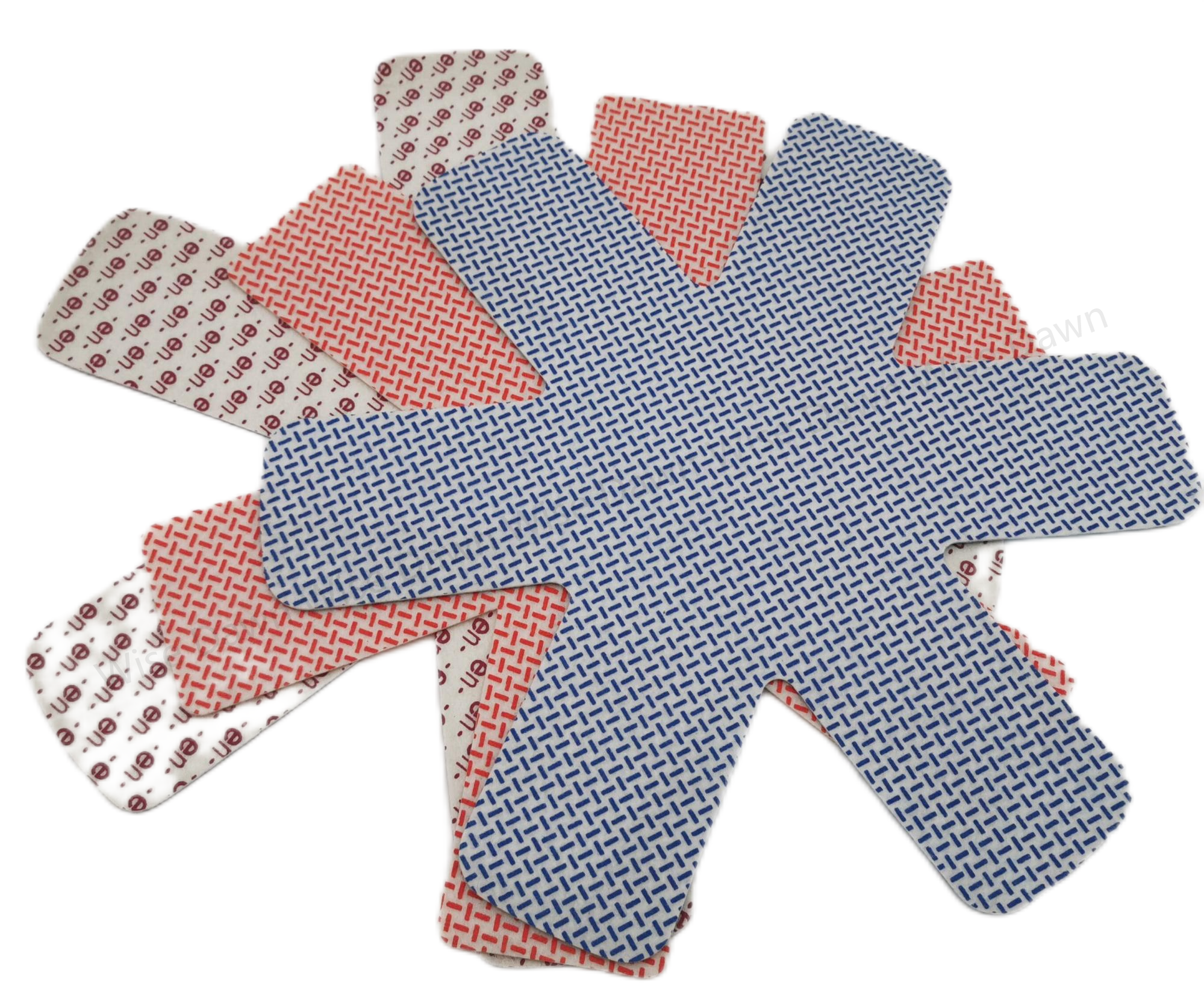 Embossed printing anti-slip cookware protectors printing pan protector felt mats