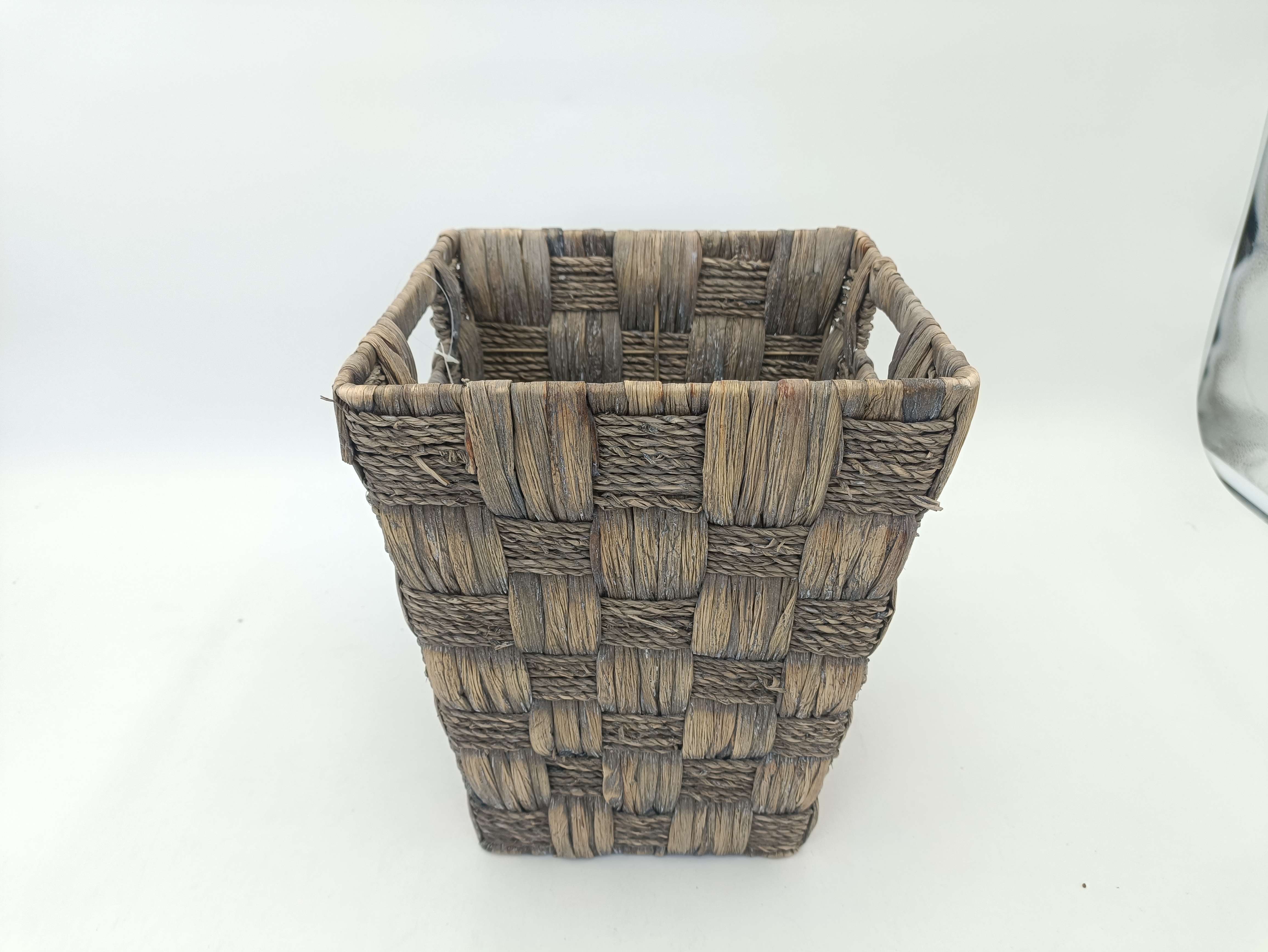 Water hyacinth woven basket