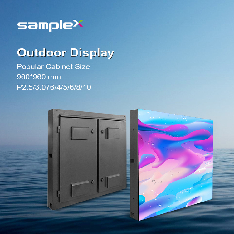 Samplex P2-P10 IP65 Waterproof Ultra HD Led Outdoor Display Screen For Advertising