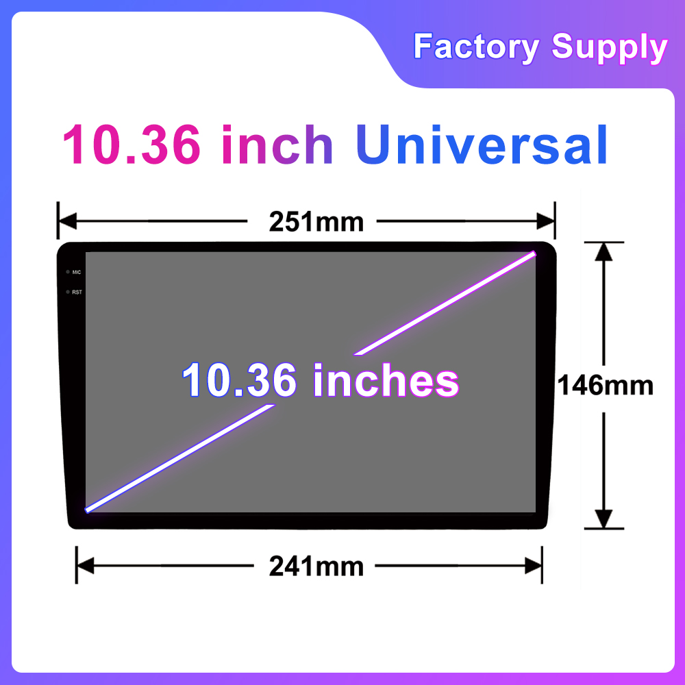 10.36 inch Universal Car Radio Car DVD Player