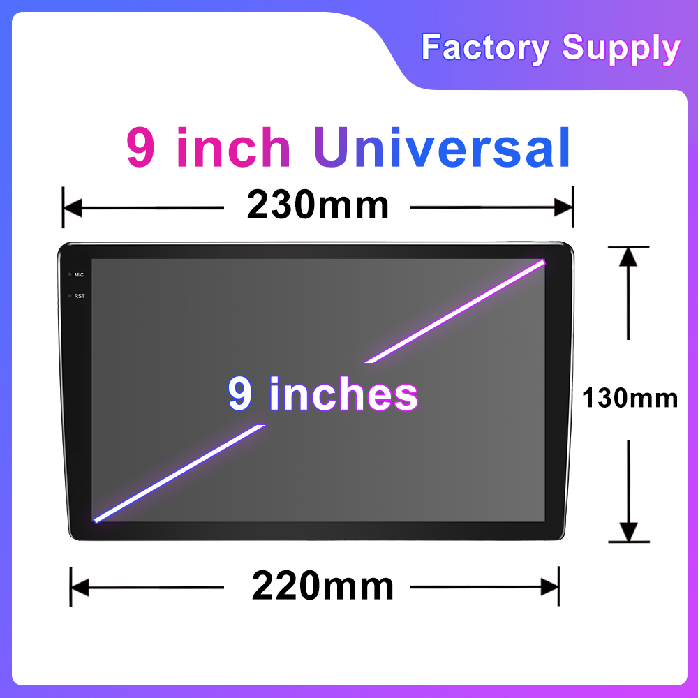 9 inch Universal Car Radio Car DVD Player