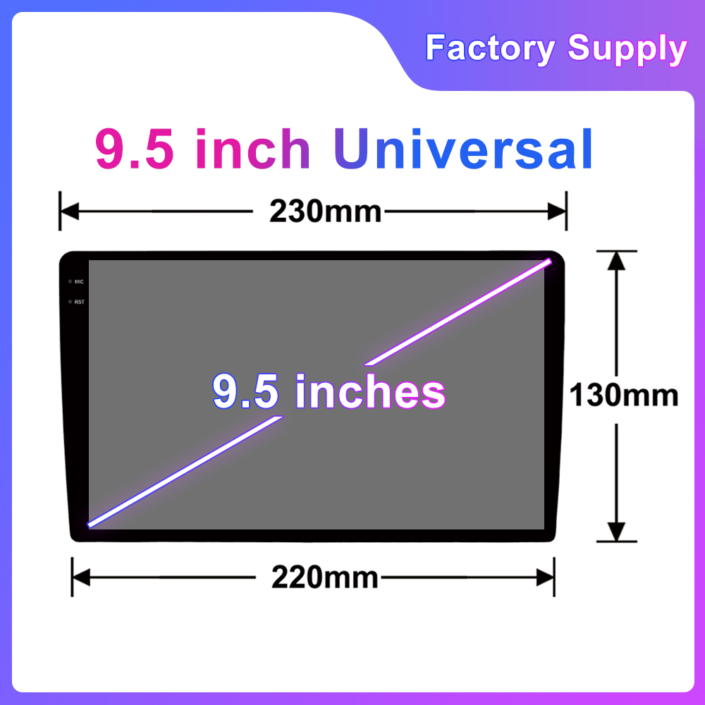 9.5 inch Universal Car Radio Car DVD Player