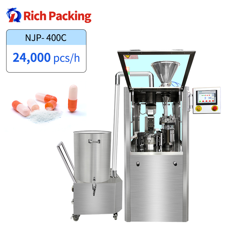 NJP-400C Filling Gelatin Empty Capsule Powder Granule Full Automatic Capsule Filling Machine