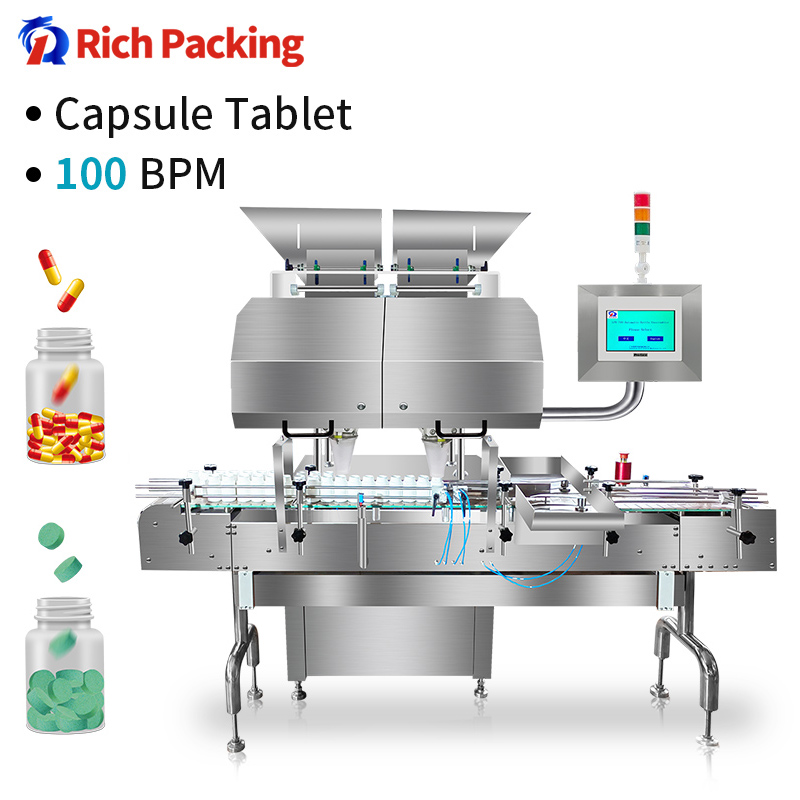 Automatic Pill Tablet Electronic Counter and Filling Softgel Capsule Bottle Counting Machine
