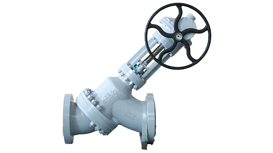 China NEW TIME VALVE Gear driven high-pressure slurry valve
