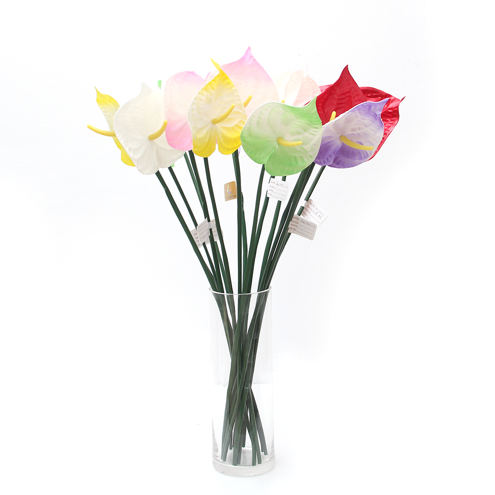 Transworld Artificial Flowers Hand-made Multicolour Calla lily For Wedding Home Store Decor