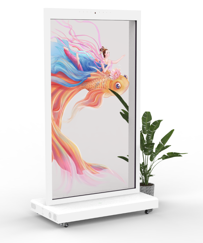 Samplex 77-inch vertical transparent OLED touch screen