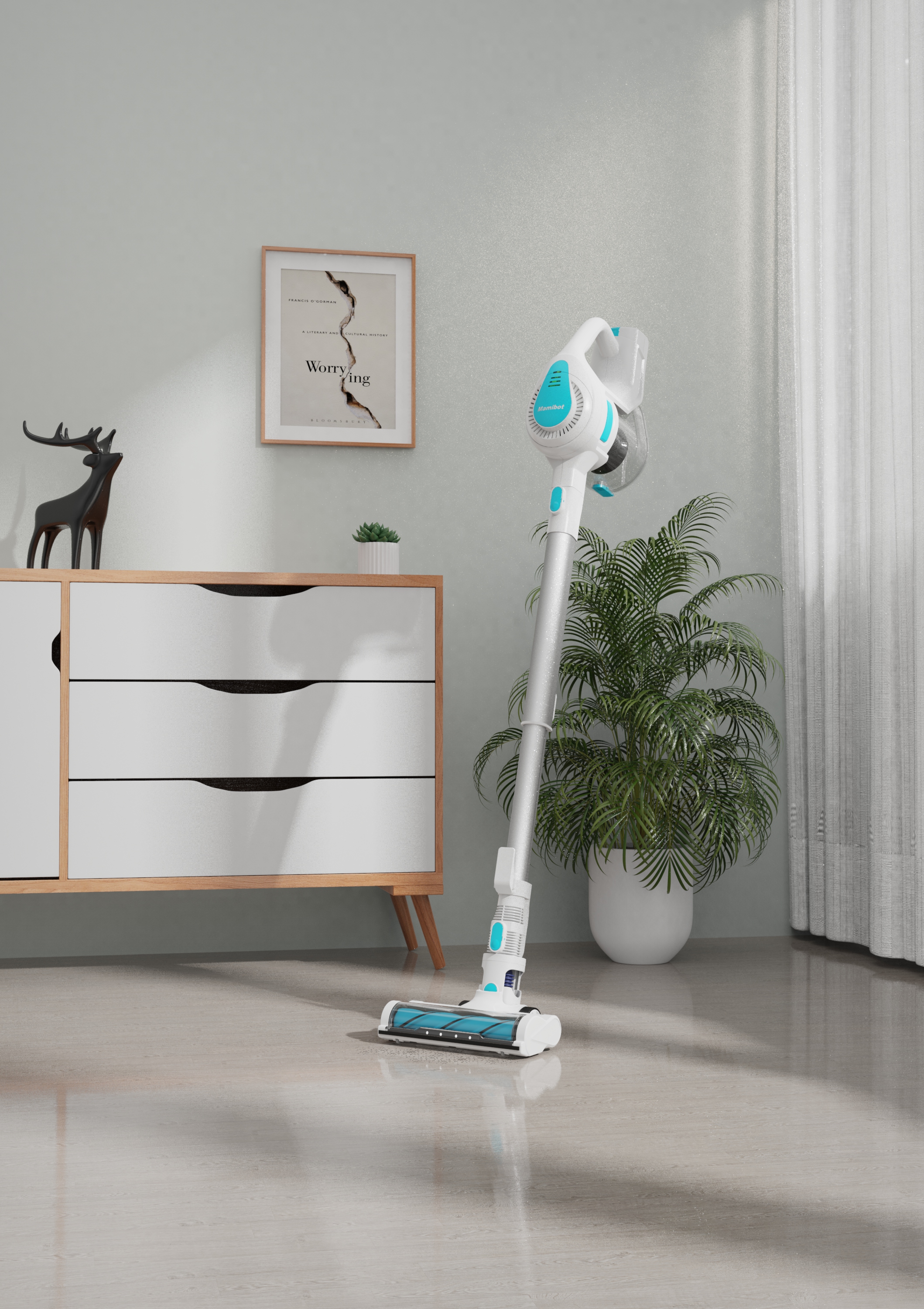 Mamibot 2025 New large suction wireless handheld vacuum cleaner V6 PLUS