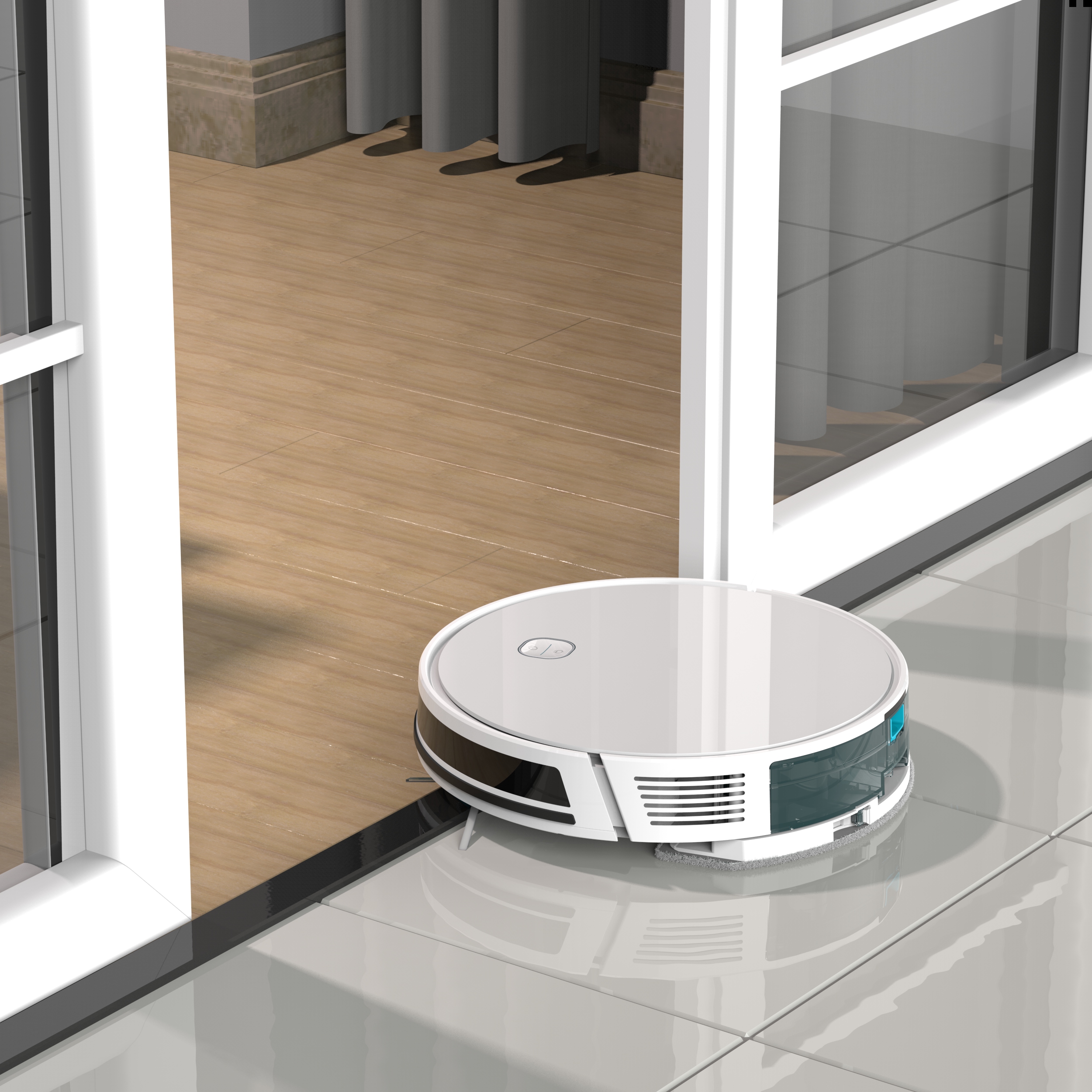 Mamibot 2800PA Big Vacuum Power Robotic Cleaner, Gyroscope Navigation Robot Vacuum Cleaner Wholesale