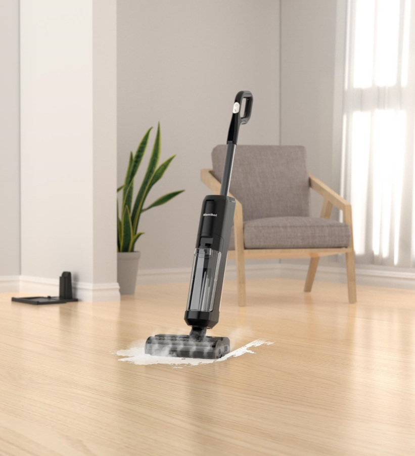 Mamibot CORDLESS Flomo S Cordless Multifunction Floor Scrubber with Steam High Suction Sterilization