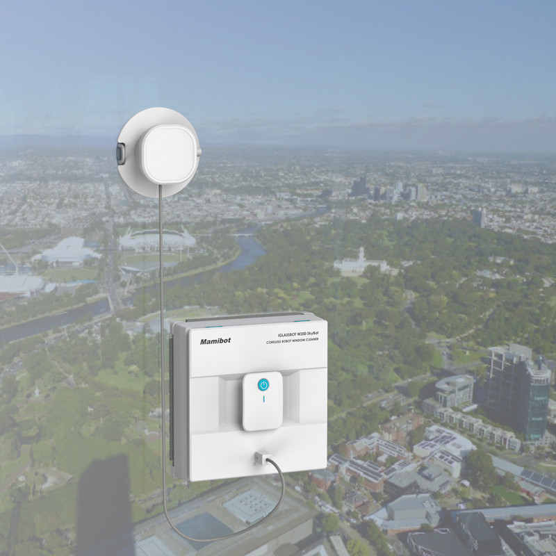 Cordless window robot