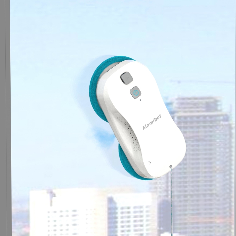 Mamibot Smart Double Water Spraying Window Robot Cleaner Round Shape Big Vacuum Robot Window Cleaner