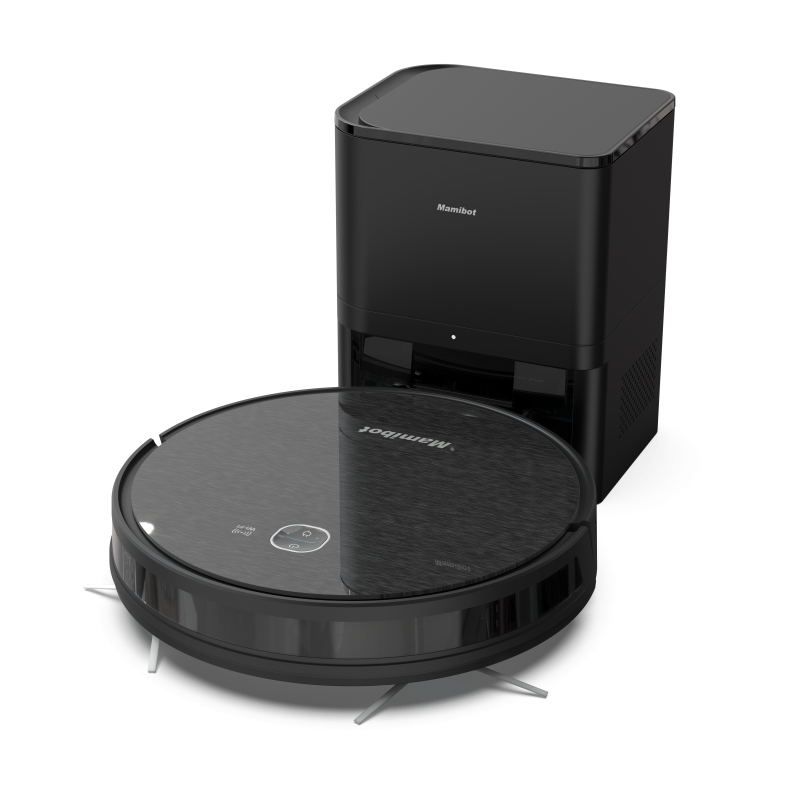 Gyroscope robot vacuum cleaner with station