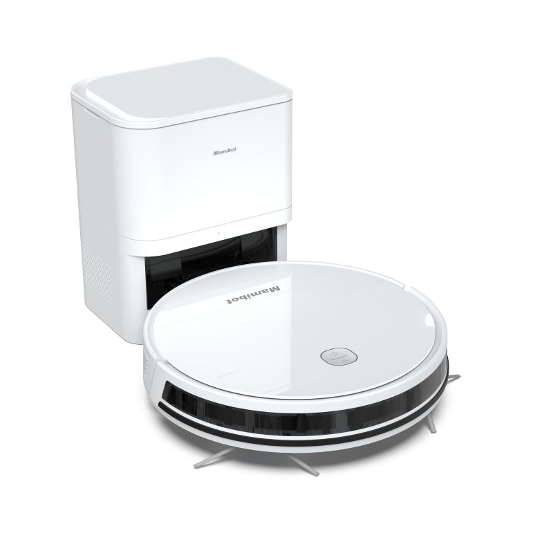 Mamibot Exvac700S robot vacuum cleaner, gyroscope navigation robot with self-emptying charge station