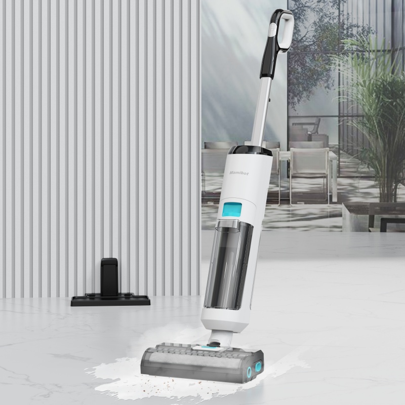 Mamibot Corded Steam Floor Washer with Sterilization and Mite Removal, Auto Drying Floor Cleaner