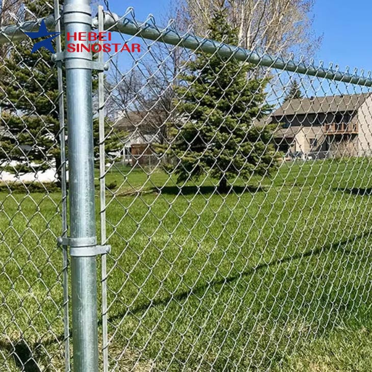 chain link fence kit with gate