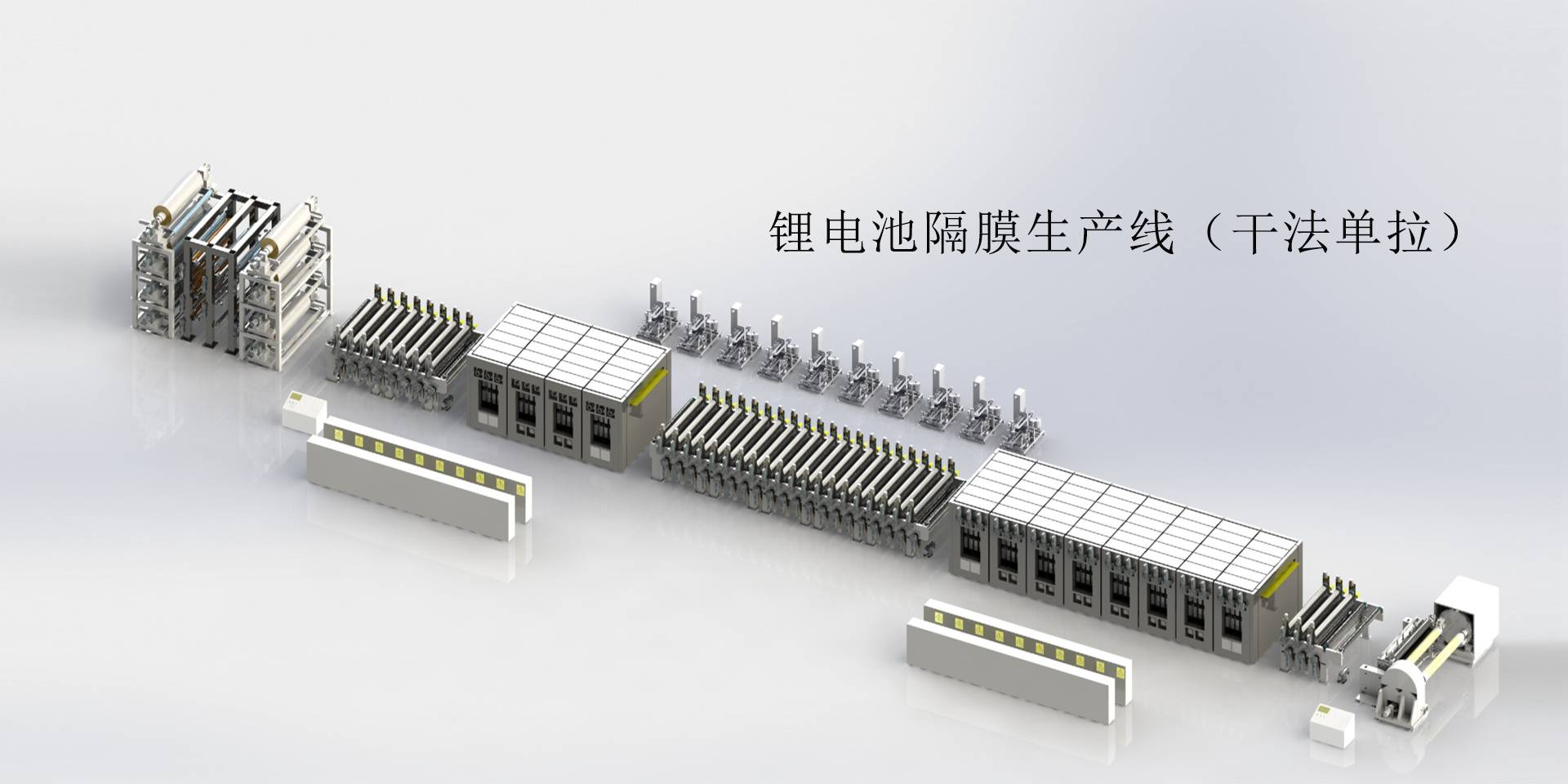 Yongjian, dry single pull lithium battery separator production line