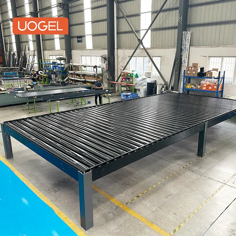 UOGEL C7 factory custom direct powered remote control intelligent aluminium alloy louvre gazebo