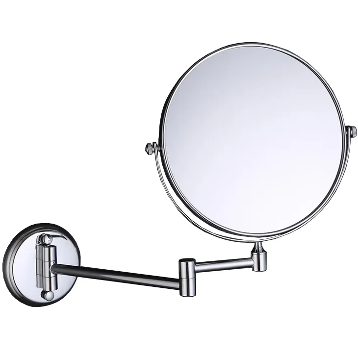 Modern Style 3x Magnifying Round Shower Mirror Cosmetic Makeup Mirror
