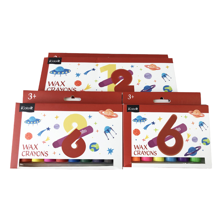 wax crayons