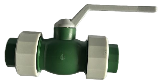 PPR double union ppr ball valve with metal handle