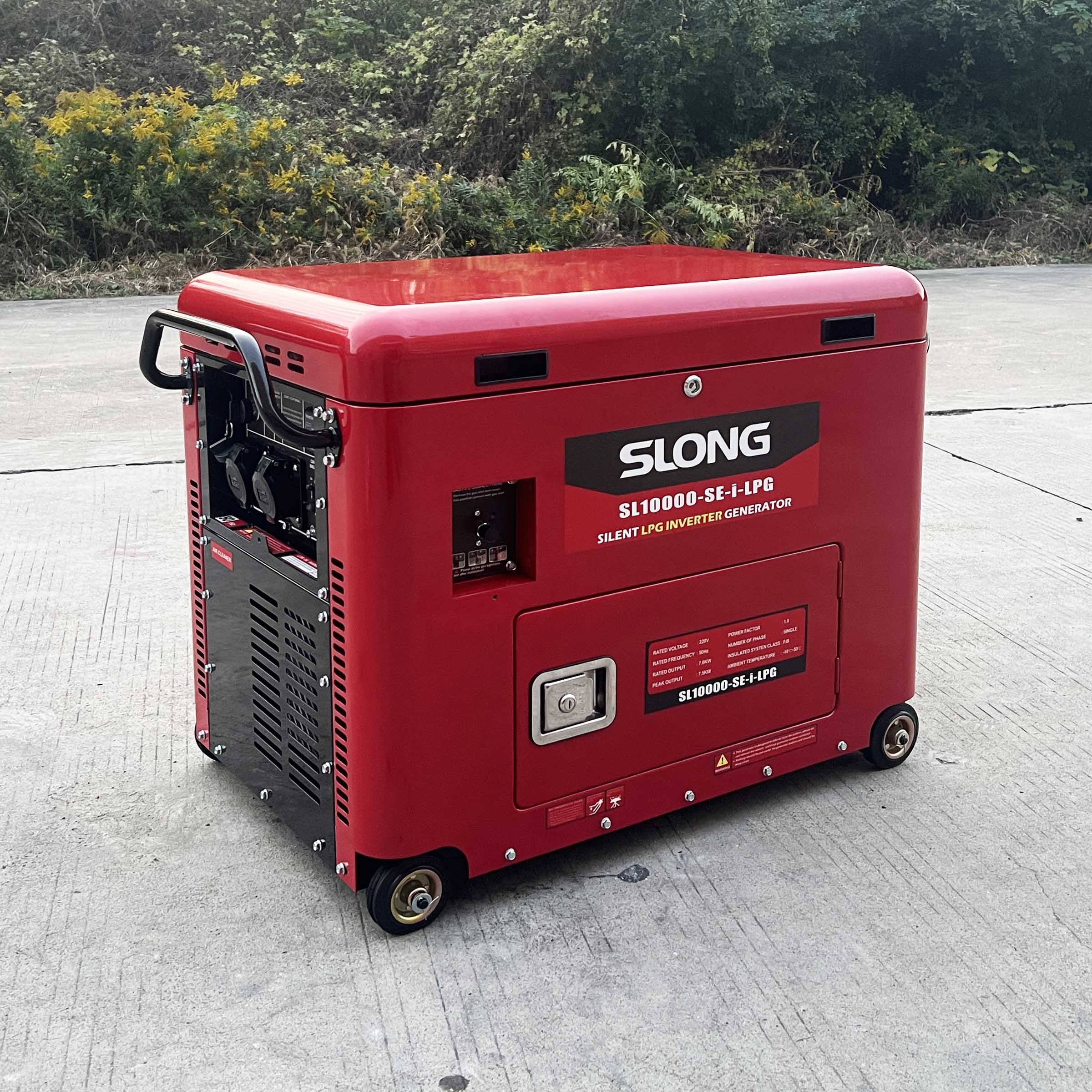 Silent LPG inverter generator 10kw