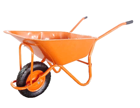 Wheelbarrow Wb5009 Wheel Barrow Construction Model Carts Solid Wheel, Pu Foam Wheel,air