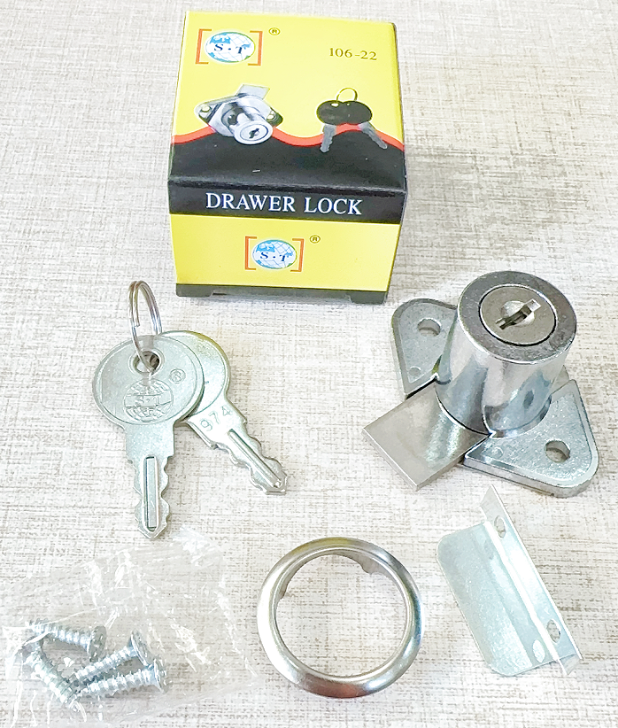 Manufacturer 106-22 alloy diamond lock, office drawer lock, civil and commercial accessories,