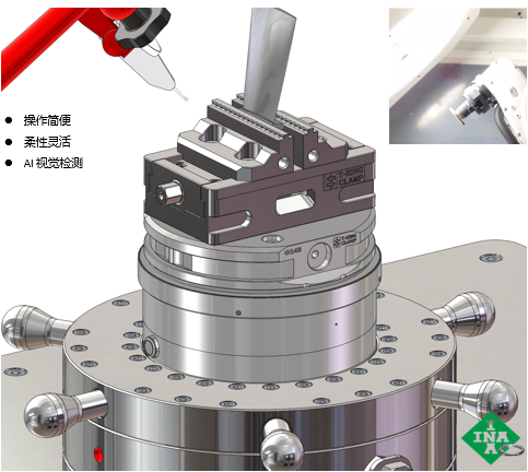Tongjing intelligent AI visual detection rotary pretuning platform