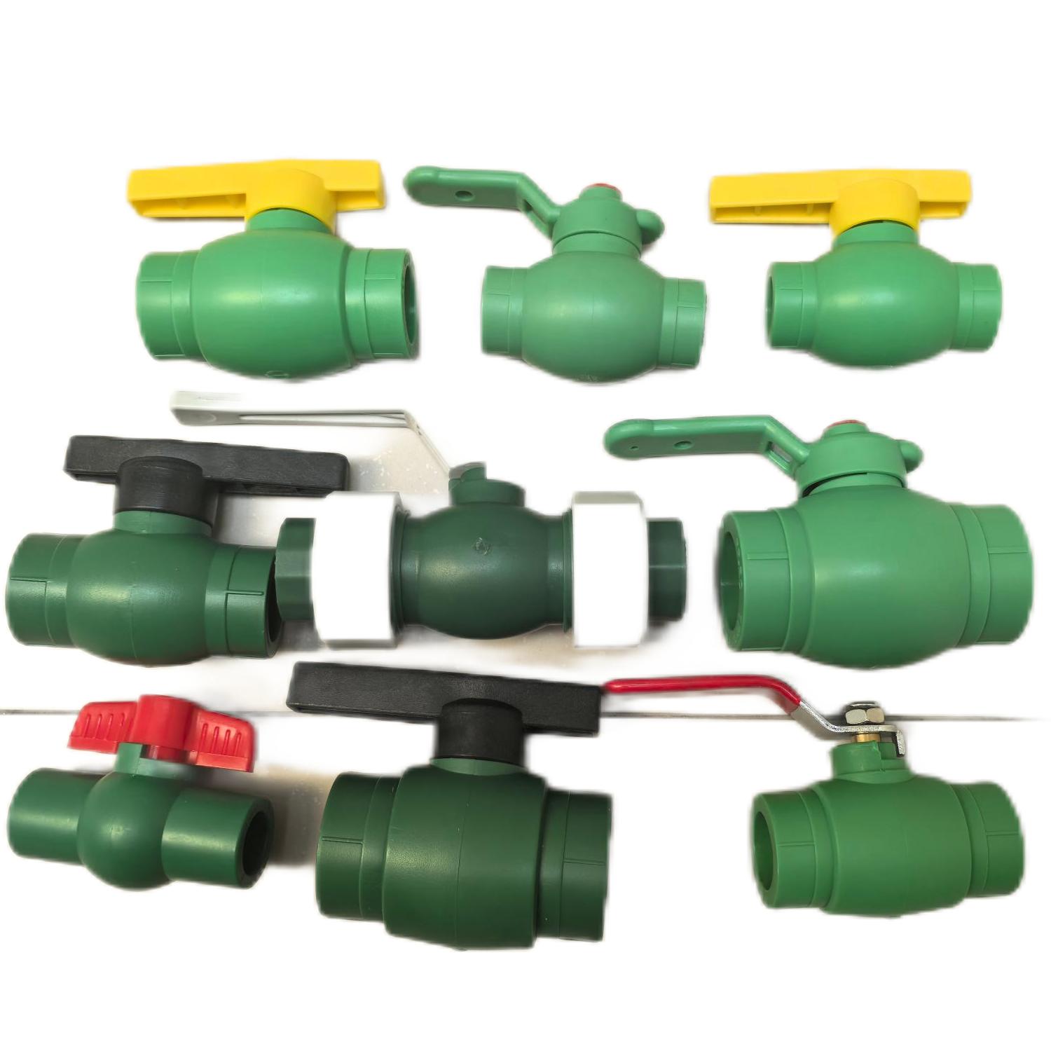 All kinds of PPR ball valves