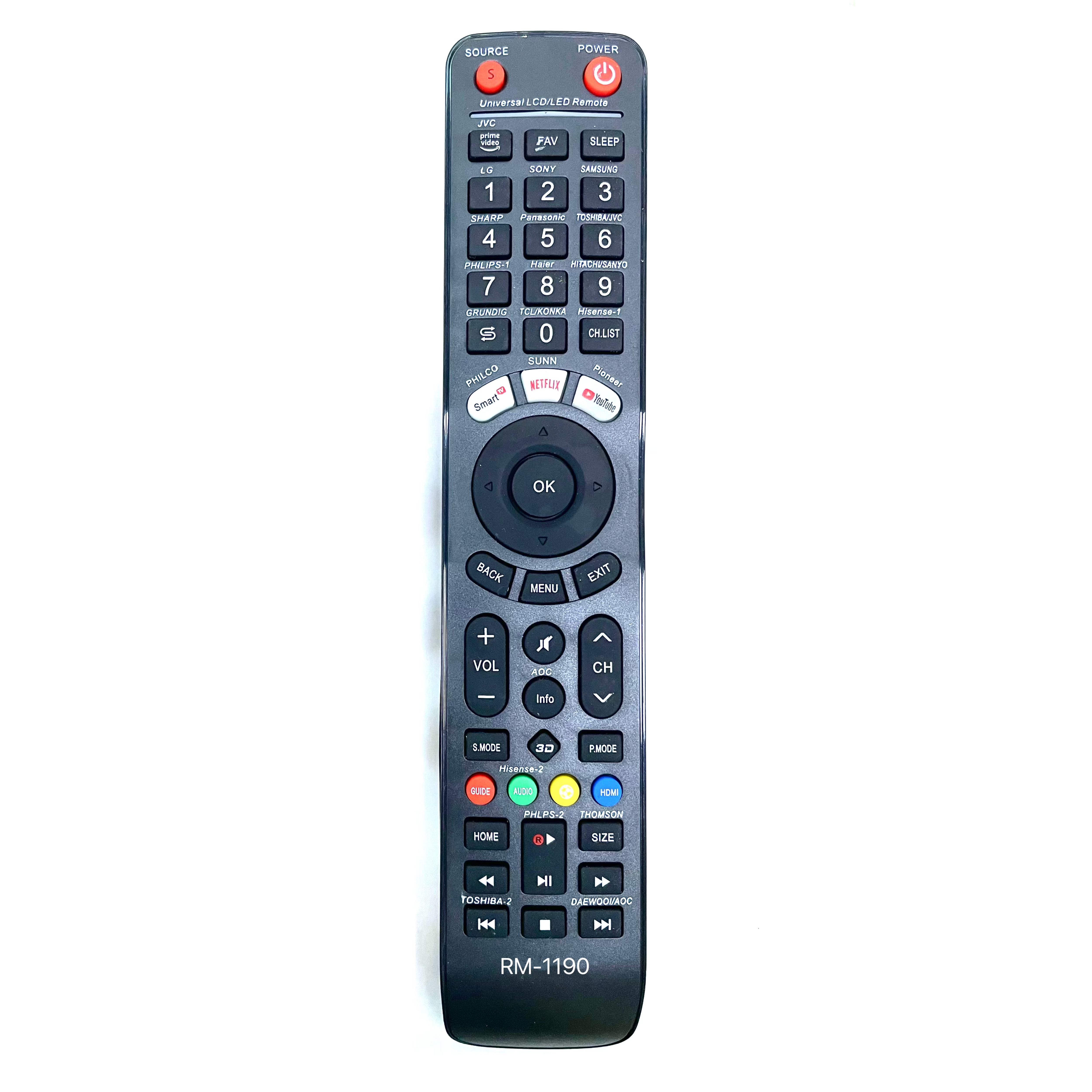 HUIPU NEW Universal TV Remote Control RM-1190