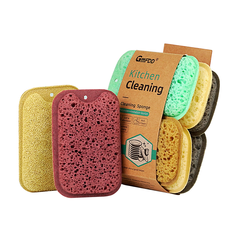 Double side cleaning sponge