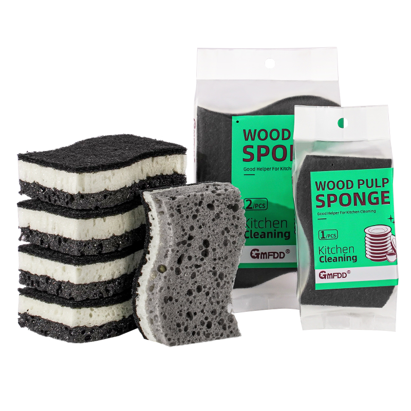High foam double sides cleaning sponge